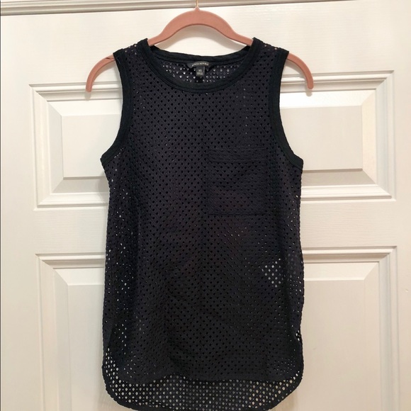 Banana Republic Black Mesh Pocket Tank XS! - Picture 5 of 6